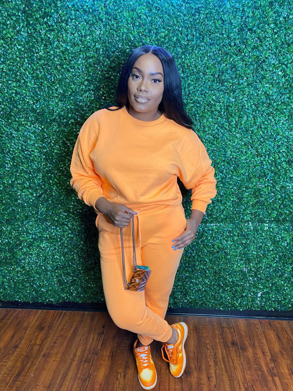 Aspen Orange Jogger Set