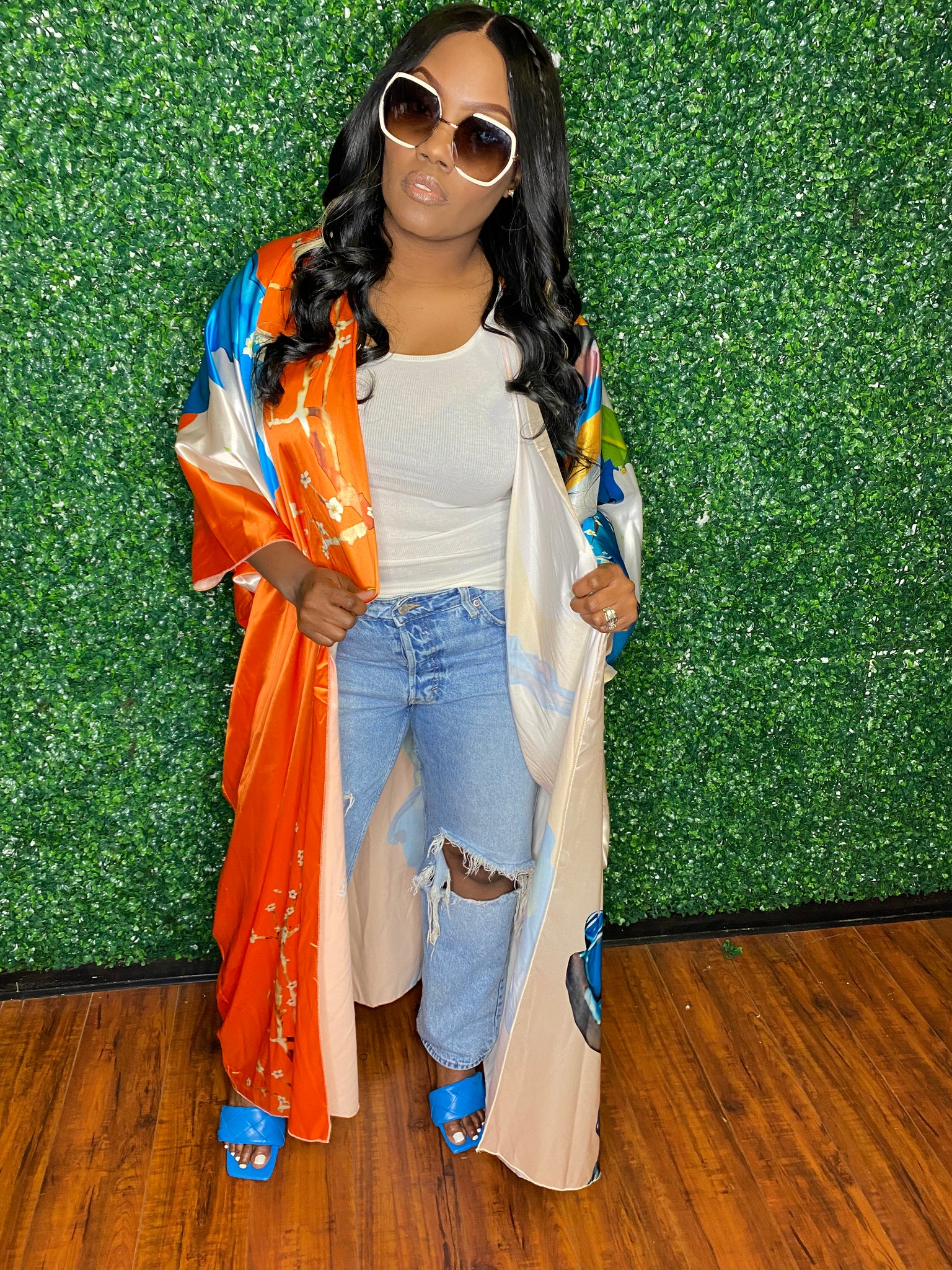 Fall Citrus Kimono